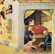 Gentile da Fabriano St Nicholas and the Three Gold Balls china oil painting reproduction